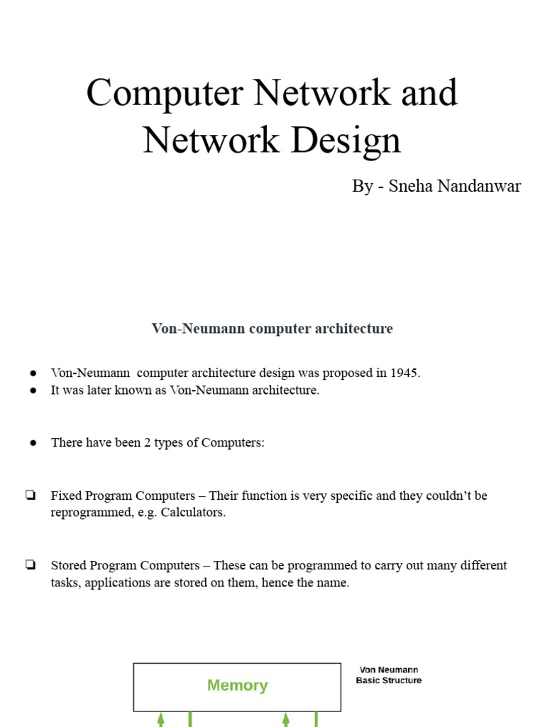 CN 01 - Introduction To Computer Networks | PDF | Computer Network ...