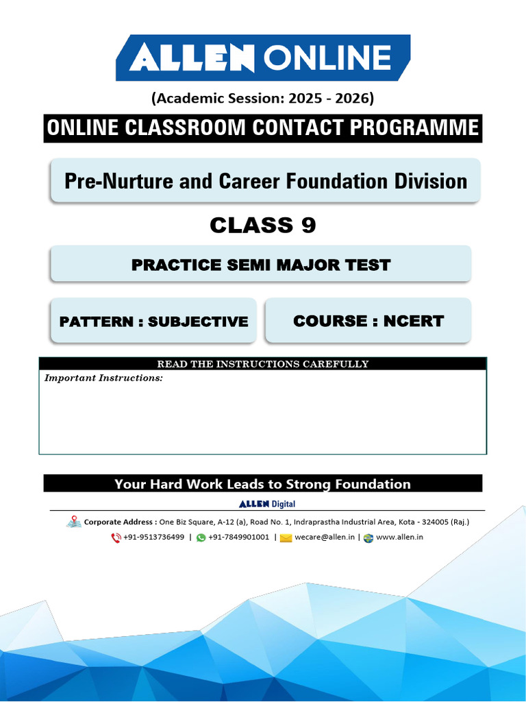 Maths CL 9 Paper C1e0c50a Ecac 464c A1d7 E7cfa1921dc2 | PDF ...