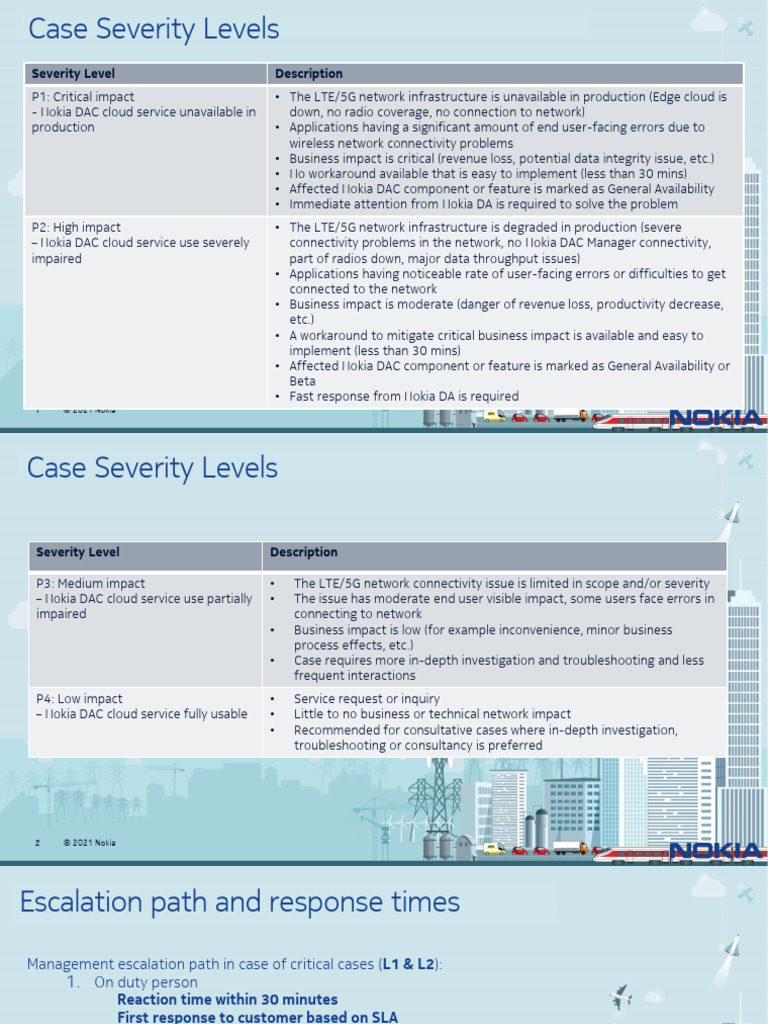 NDAC Case Severity Levels | PDF | Information And Communications ...