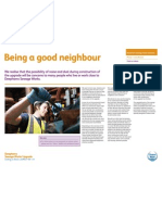 Being a good neighbour - exhibition board