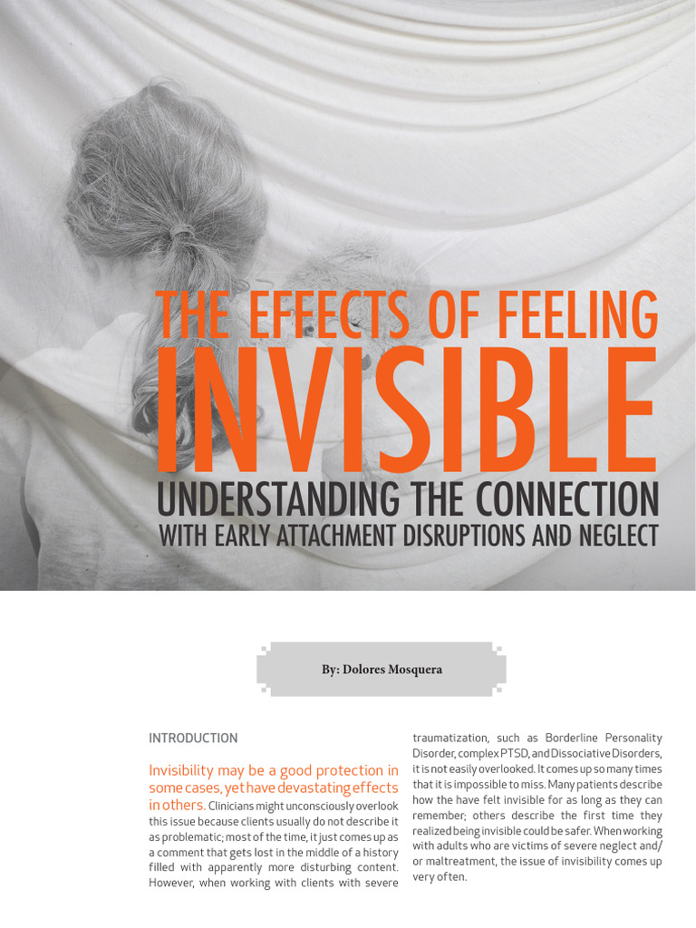 Mosquera 2018 The Effects of Being Invisible | PDF | Attachment Theory ...