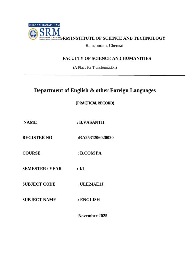 Vasanth English Assignment | PDF | Substance Abuse | Substance Dependence
