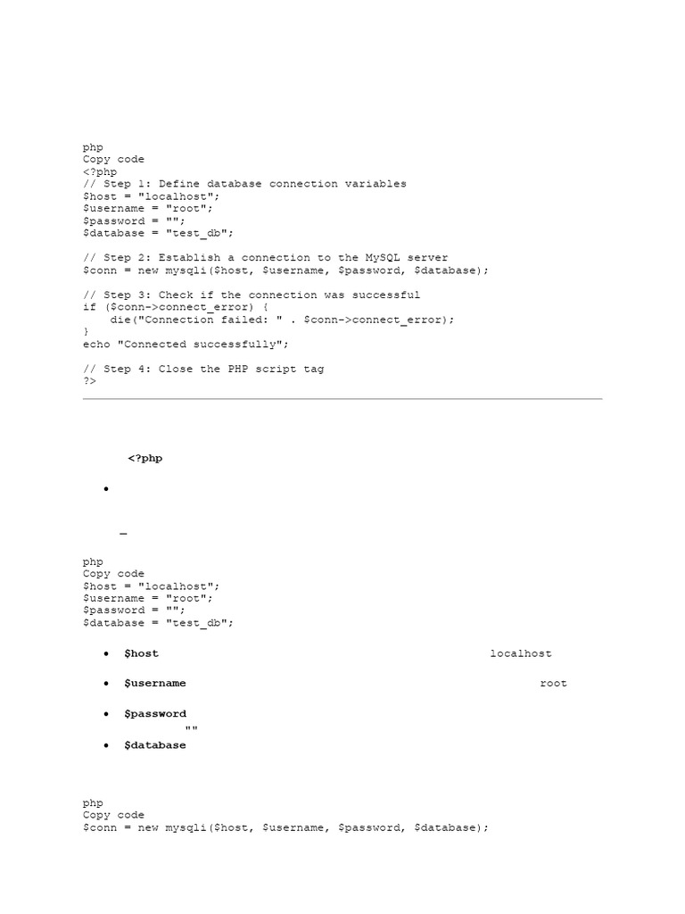 Unit 5 Notes | PDF | Databases | Php