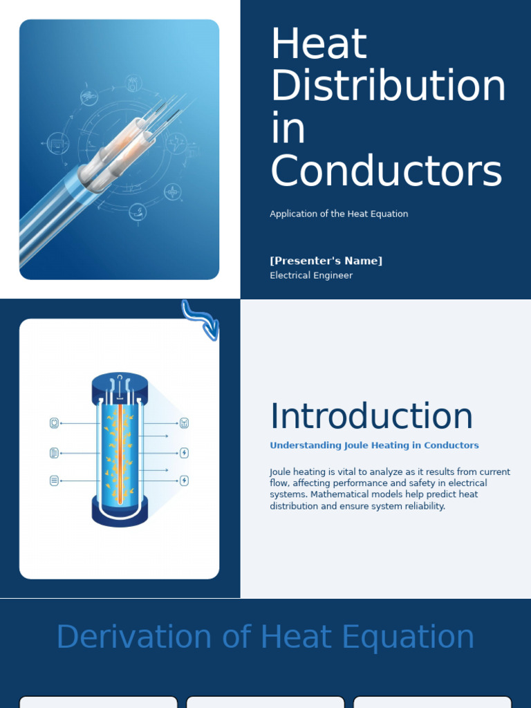Presentation - Heat Distribution in Conductors | PDF