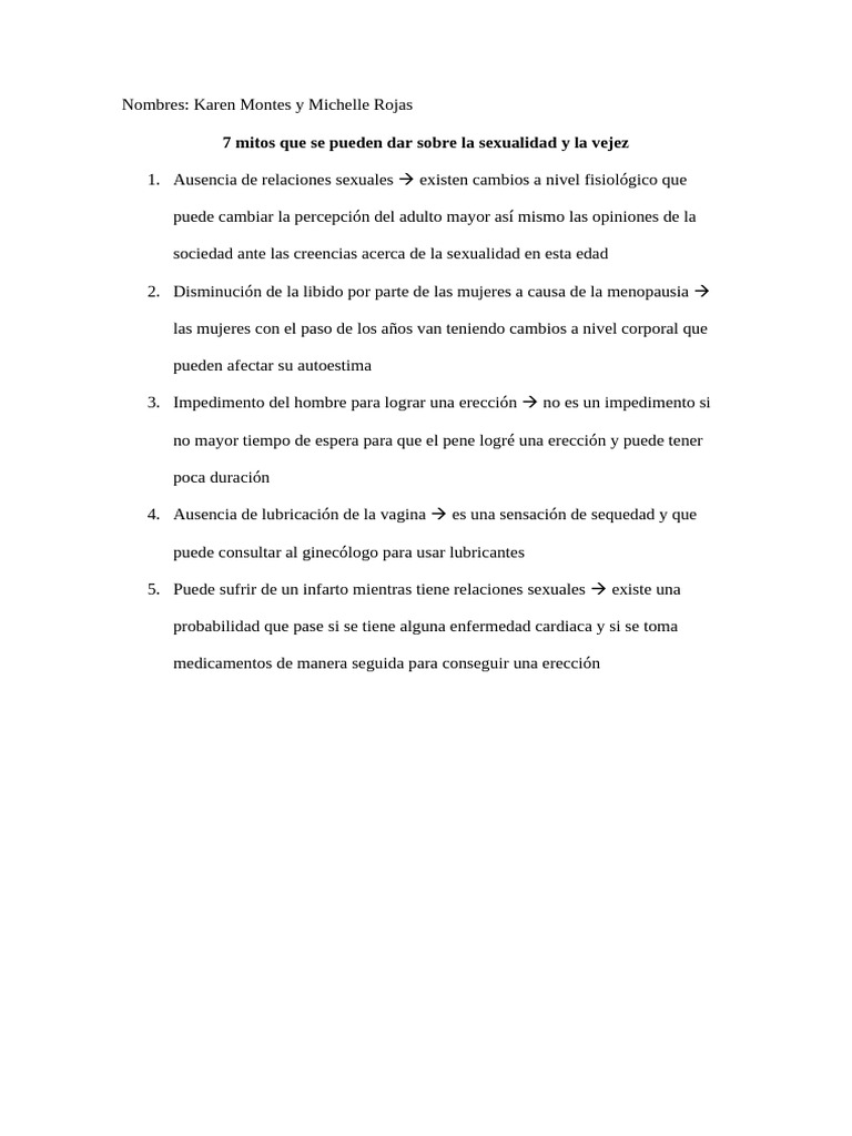 Sexualidad en La Tercera Edad | PDF