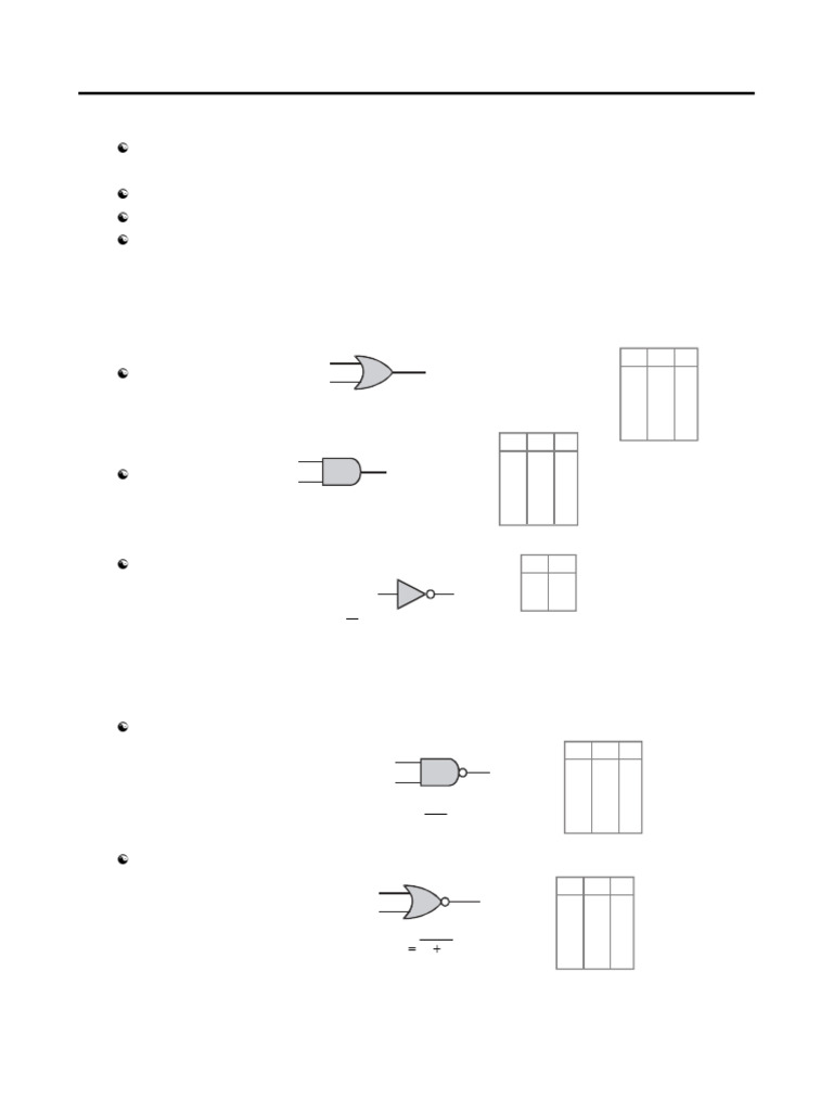 2 Short Notes of Logic Gates | PDF | Logic Gate | Electronic Circuits