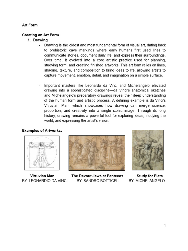 Group 8 Handout | PDF | Performance Art | Installation Art