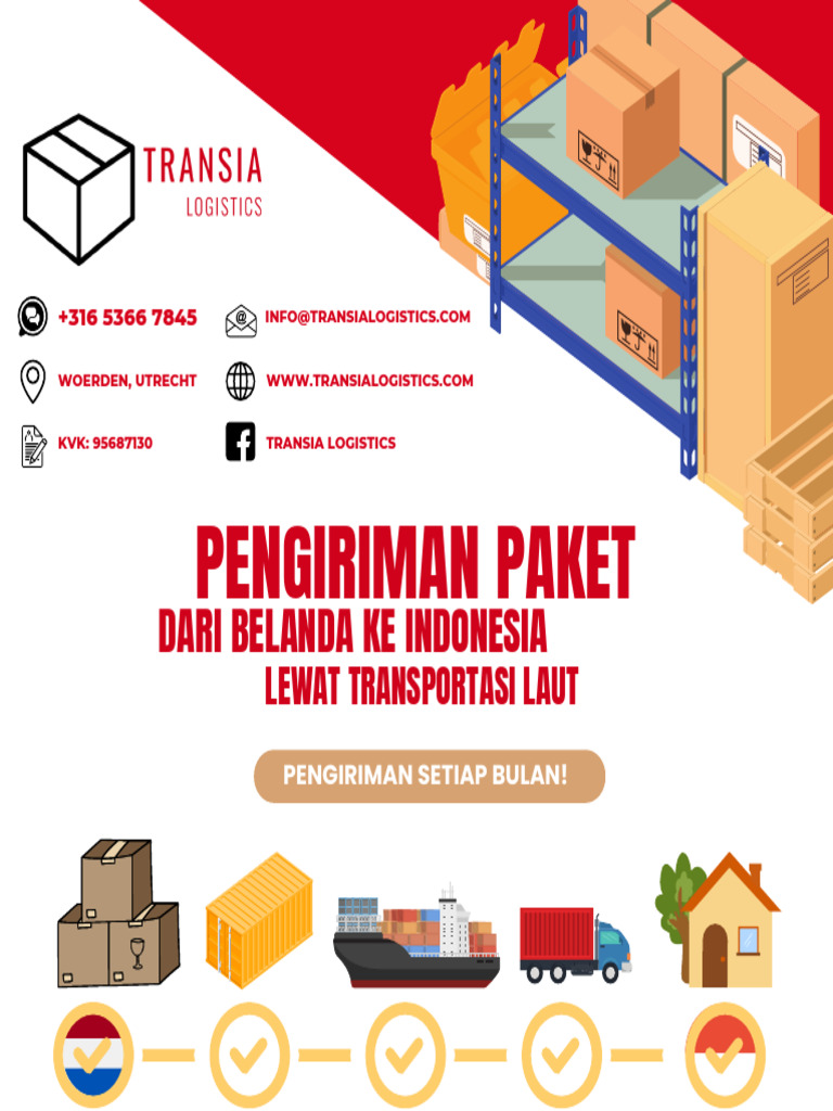 Info Pengiriman Transia Logistics B.V. (v.03-25) | PDF