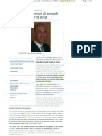 "México ingresará al mercado colombiano en 2012" 22 de Septiembre de 2011-SoyPeriodista