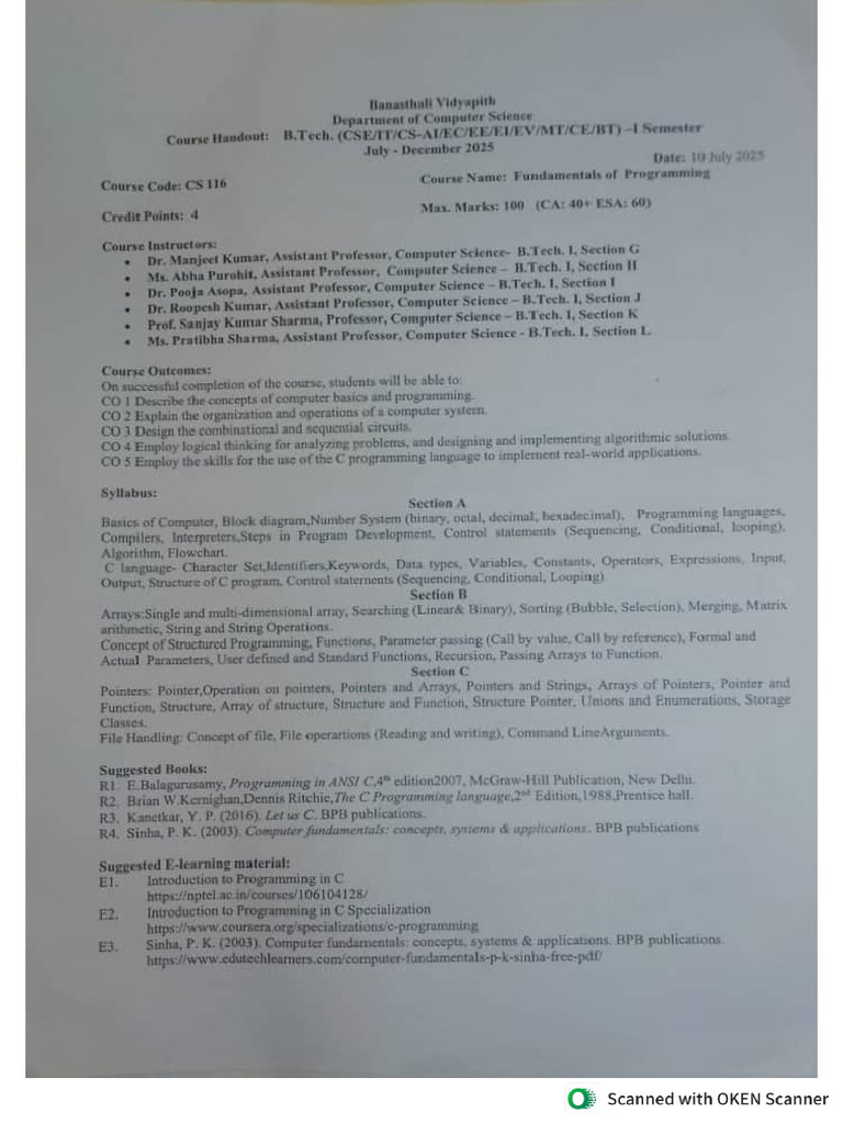 CFP Handout | PDF