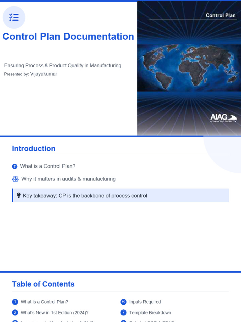 Control Plan Blueprint For Quality Assurance 1756455050 | PDF | Quality ...