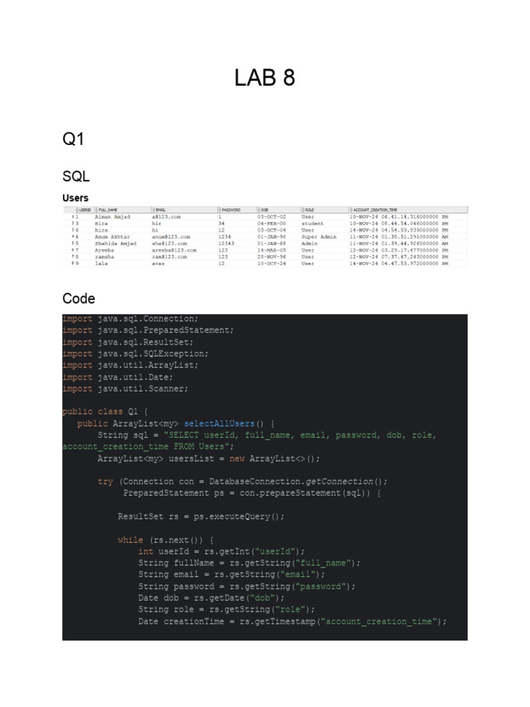 k225168 Aiman Amjad Daudpota - Lab-08 | PDF | String (Computer Science ...