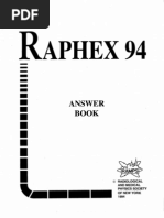 Raphex 94 Answer Book