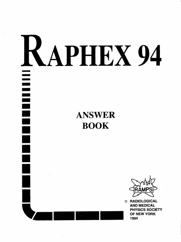 Raphex 94 Answer Book | PDF | Foreign Language Studies | Home & Garden