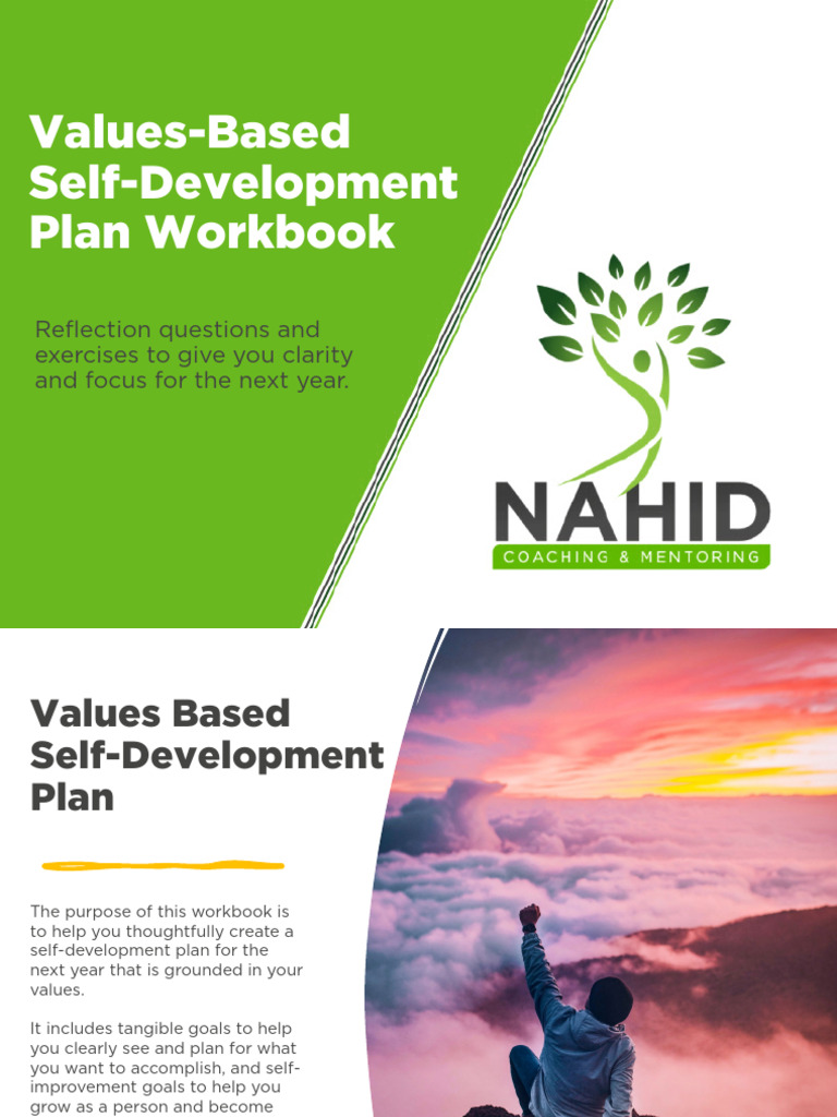 Values Based Self Development Plan | PDF | Goal | Happiness
