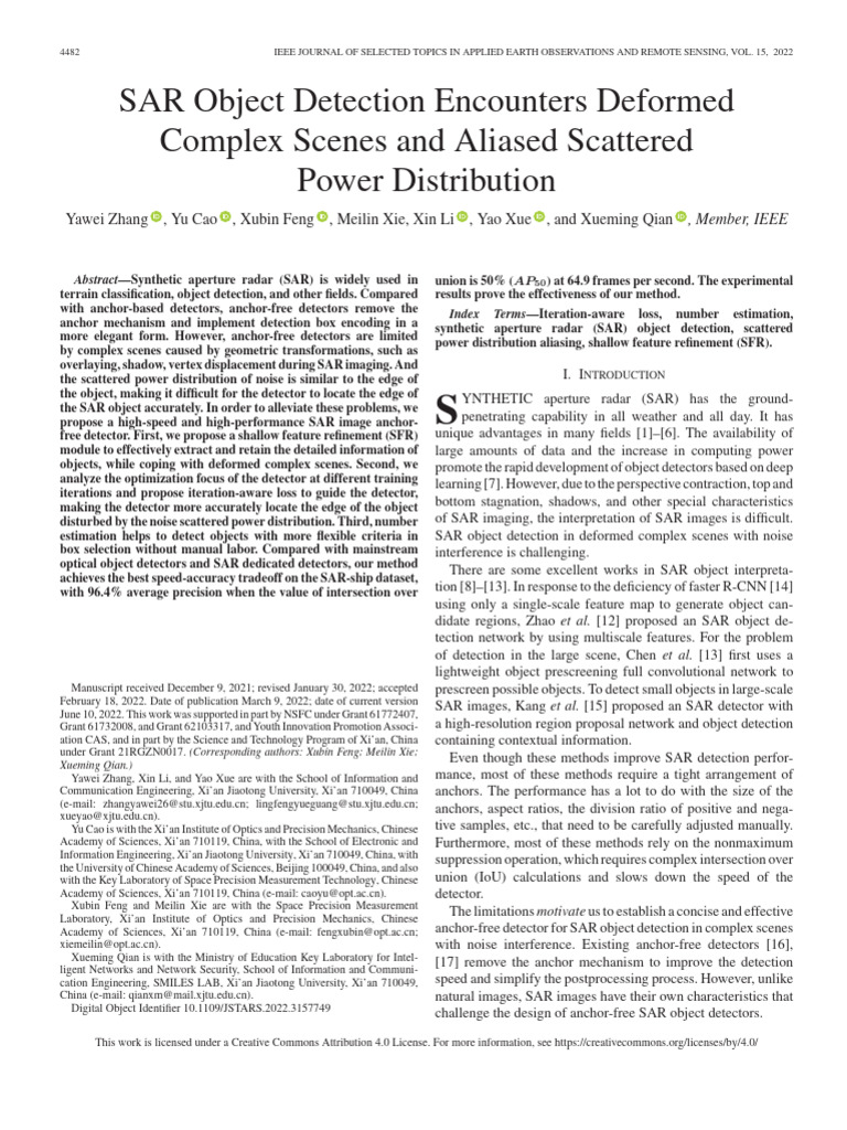SAR Object Detection Encounters Deformed Complex Scenes and Aliased ...