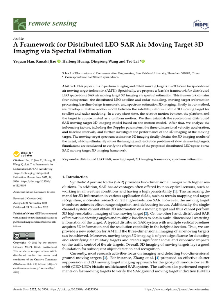 Remotesensing 14 05956 v2 | PDF | Rotation | Motion (Physics)