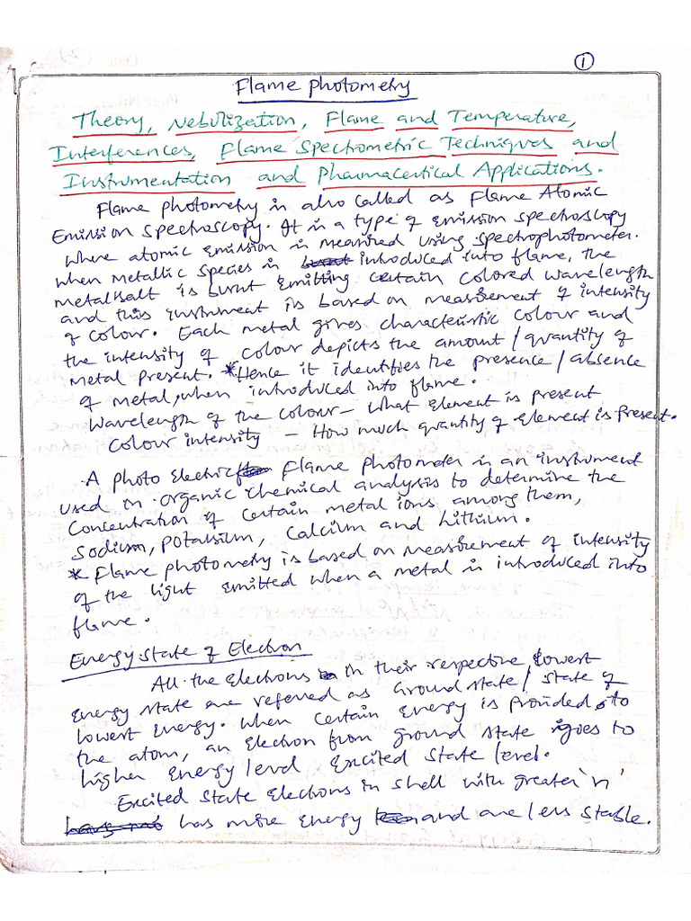 Flame Photometry | PDF