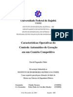 Características Operativas do Controle Automático de Geração