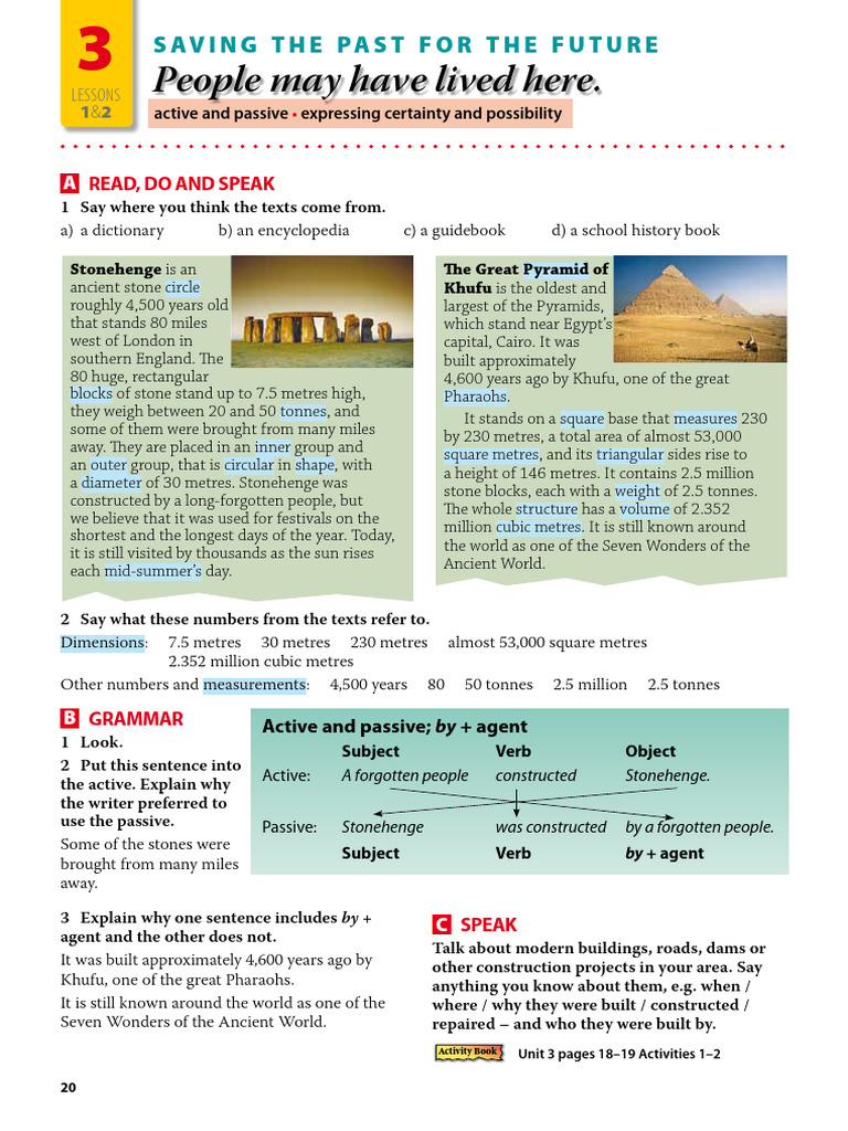 Read-3 | PDF | Subject (Grammar) | Egyptian Pyramids