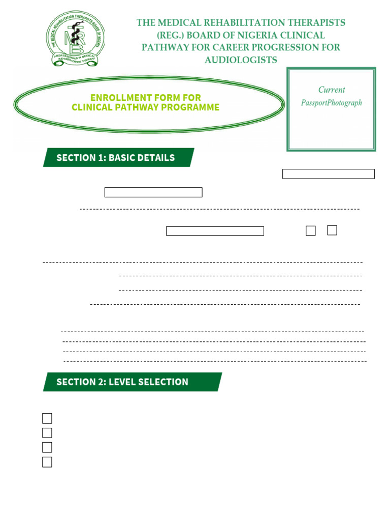 Specialty Pathway Enrollment Form - Audiologist - 081426 | PDF