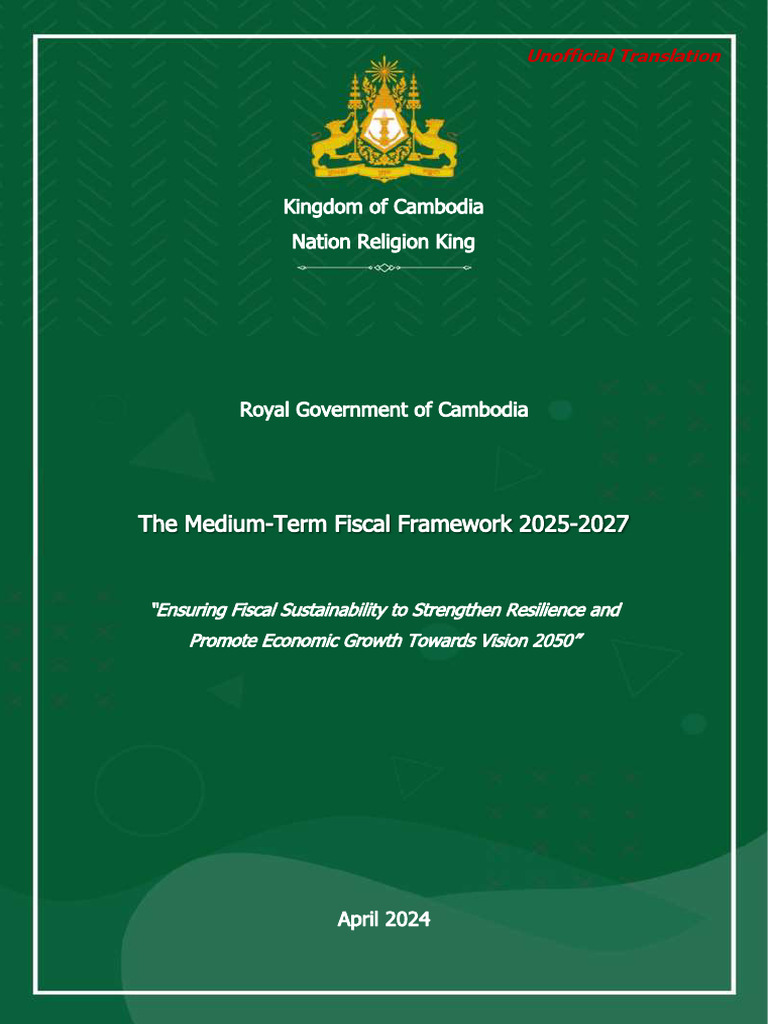 MTFF 2025-2027 Eng FINAL 17jun24 | PDF | Inflation | Macroeconomics