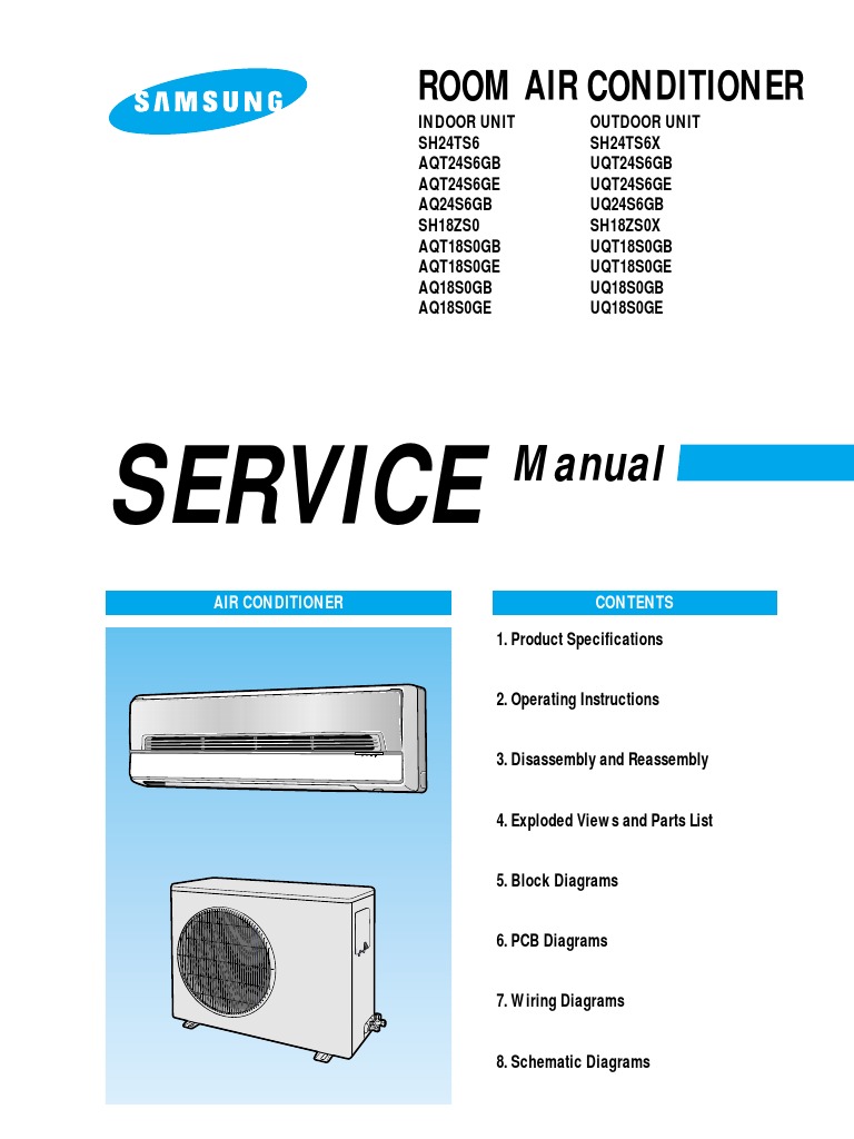 Samsung Room Air Conditioner Manual Air Conditioning Mechanical Fan
