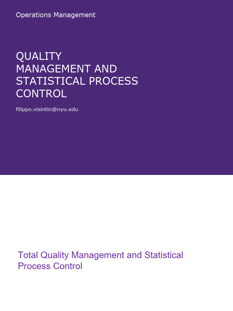 11 Quality Management | PDF | Six Sigma | Statistics