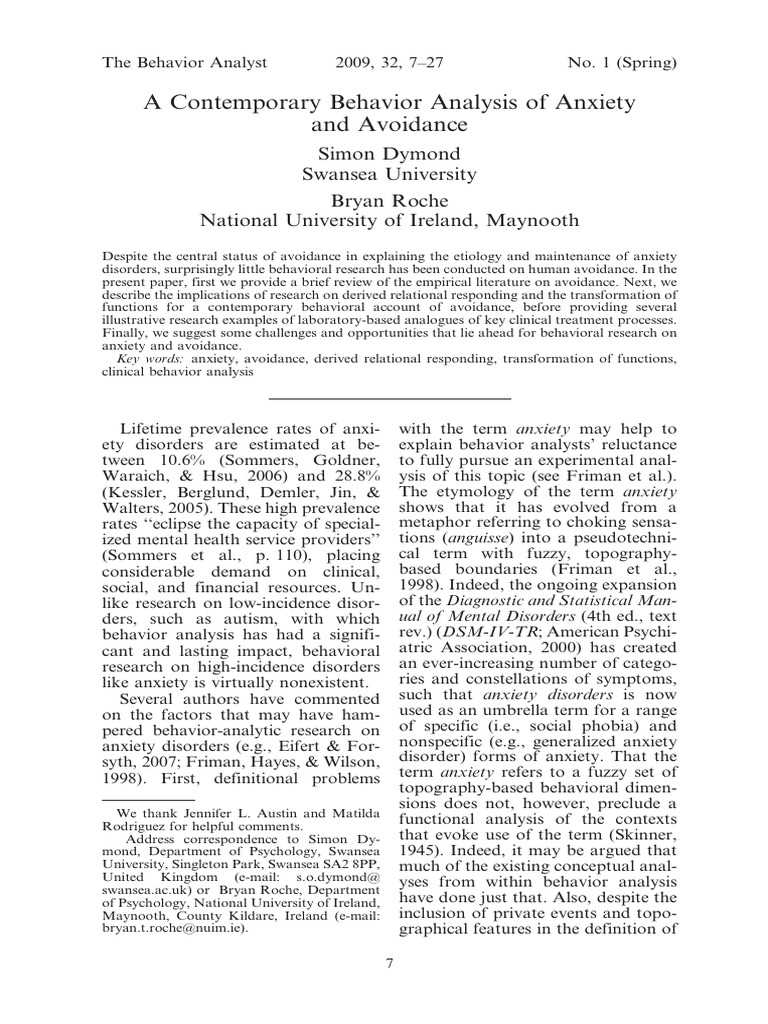 Anxiety | PDF