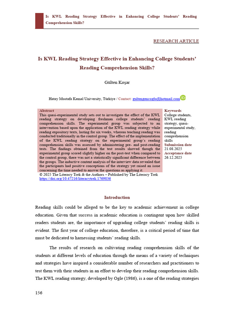 College Reading or Something | PDF | Reading Comprehension | Second ...