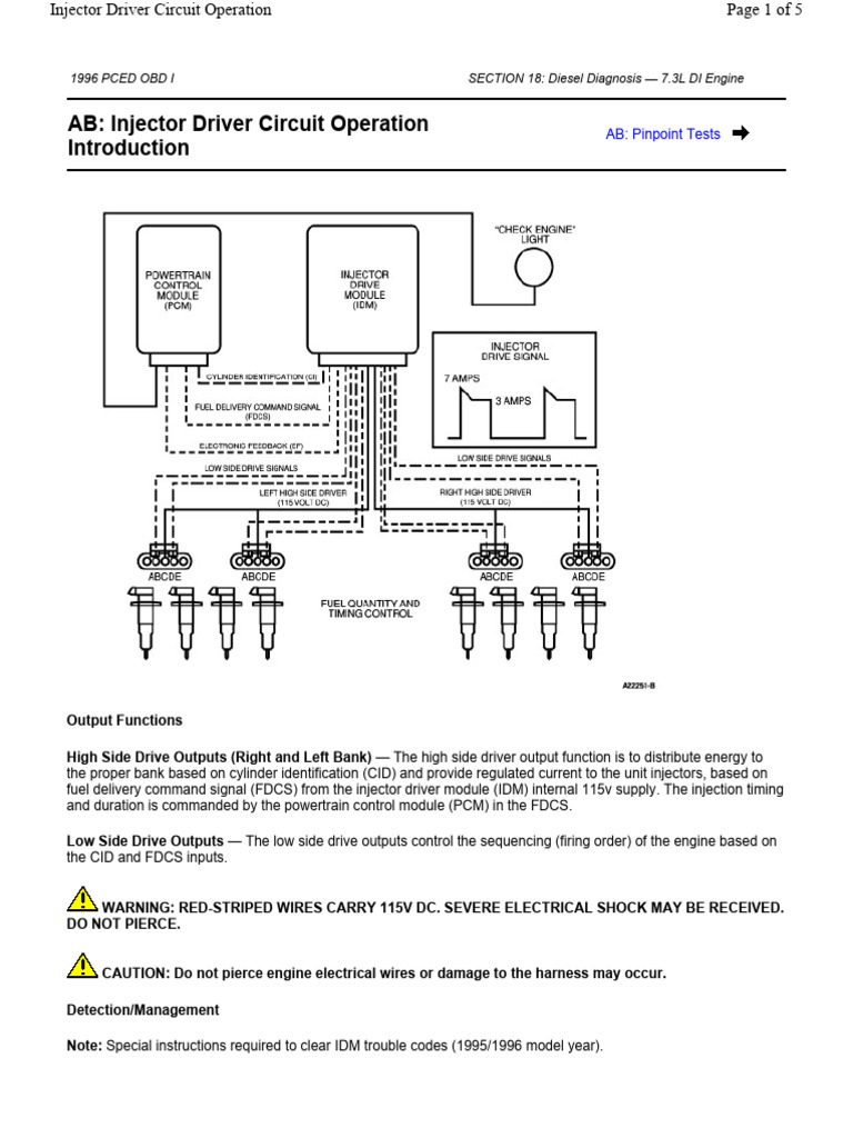 1996 Injector Driver Circuit Introduction IDM | PDF | Electronics ...