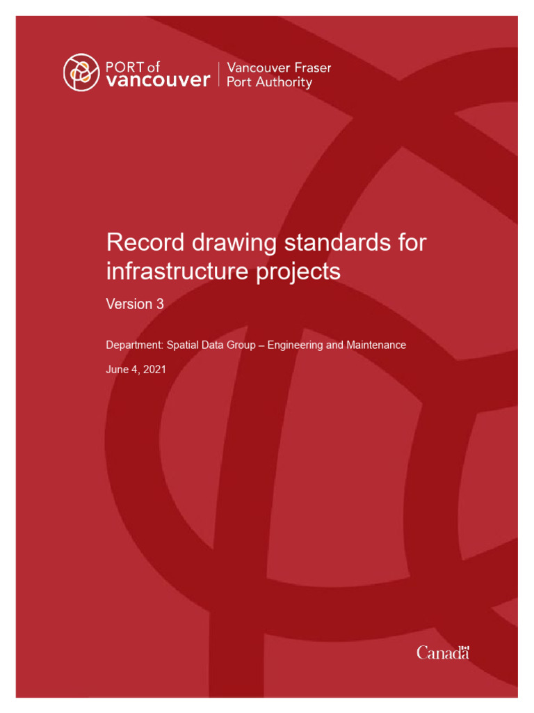 VFPA Record Drawing Standards | PDF | Sanitary Sewer