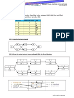 Project Plan: Critical Path Method: STEP 1: Identify The Logic Network