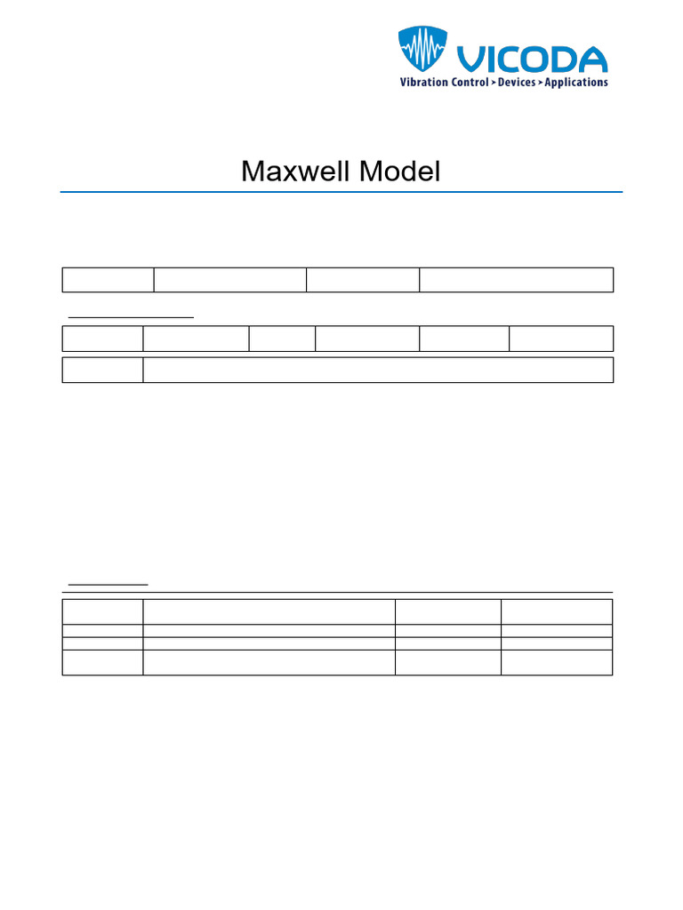 Maxwell Model Rev2 Komp | PDF | Viscoelasticity | Materials Science