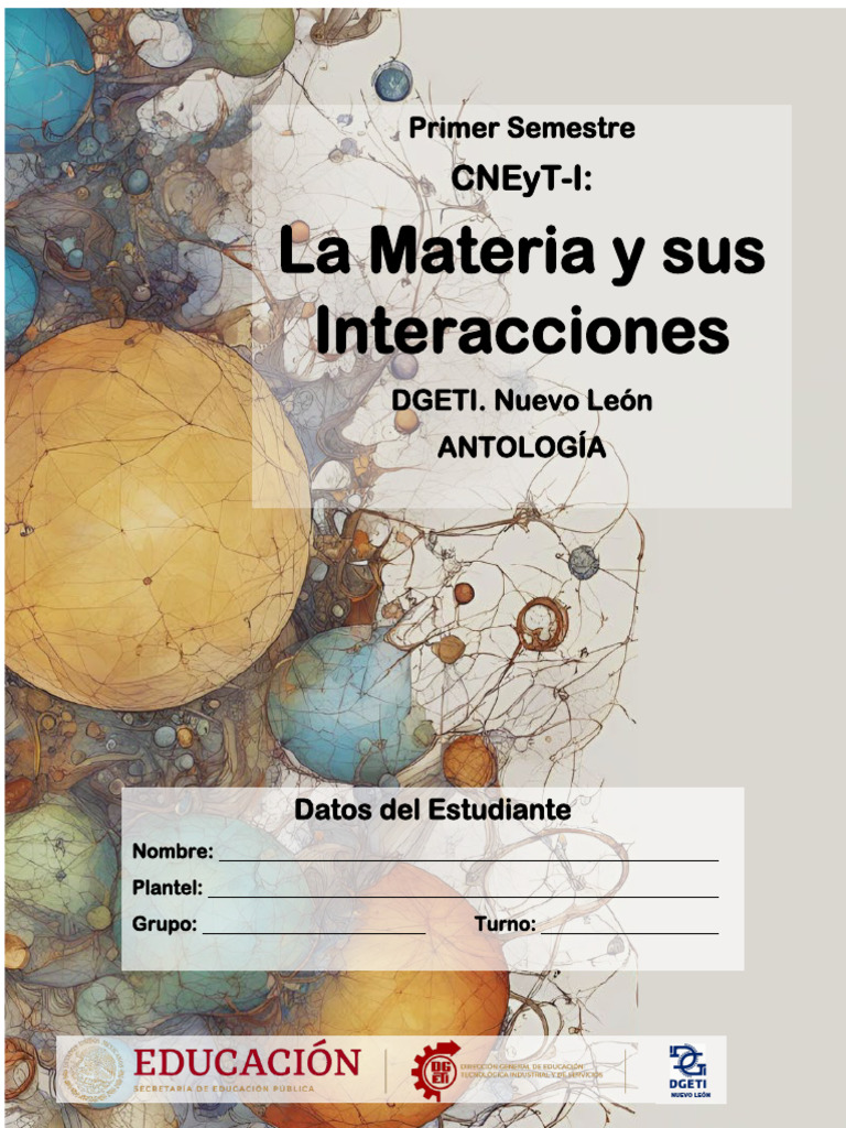 La Materia y Sus Interacciones | PDF | Importar | Compuestos químicos