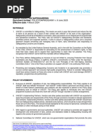 UNICEF Safeguarding Policy 2024 | PDF | International Labour ...
