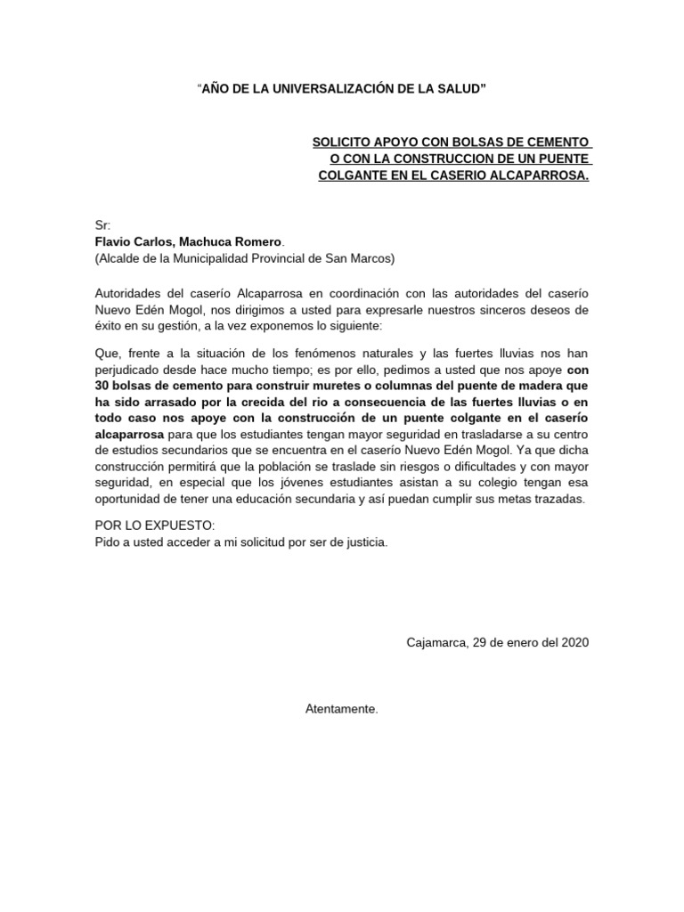 Solicito AP Munismrcs | PDF