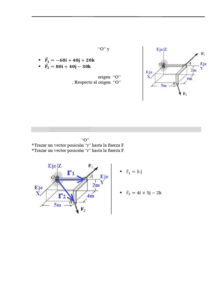 001 Momento 3D - P1 (R) - N2 | PDF | Vector Euclidiano | Espacio