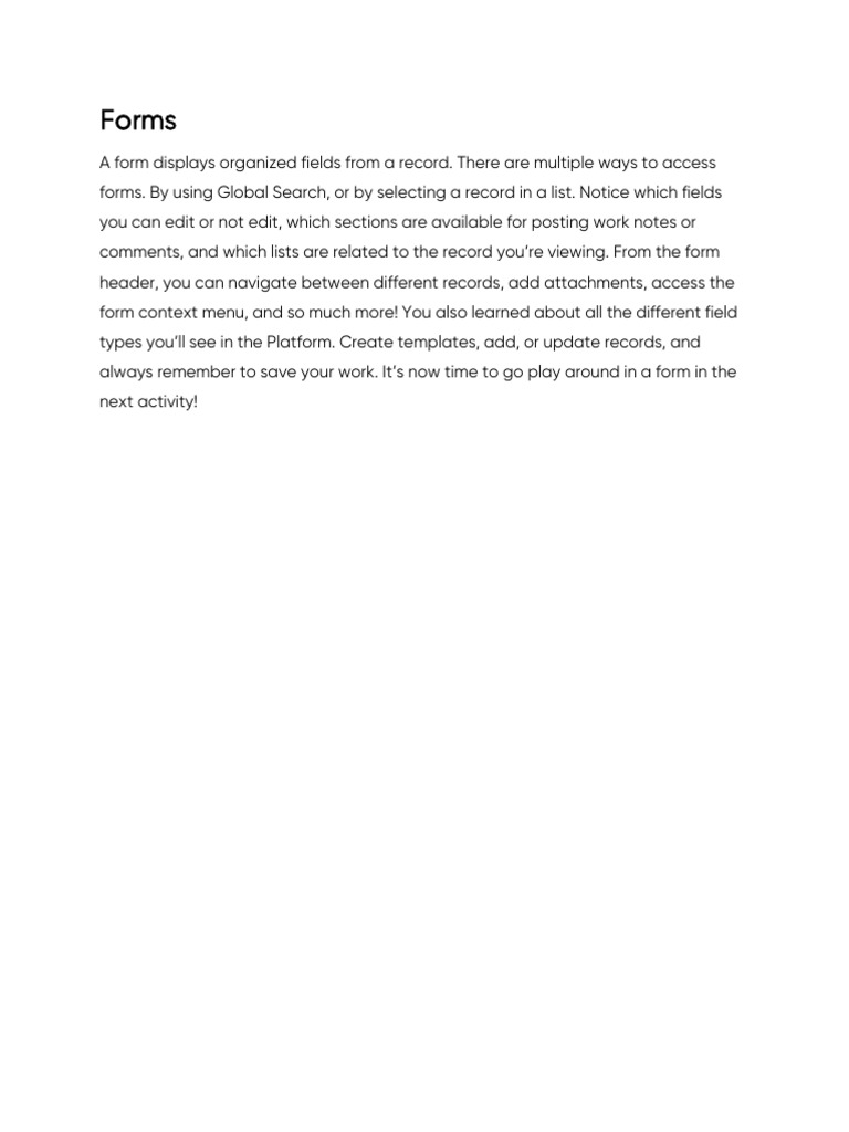 Forms - Transcript | PDF