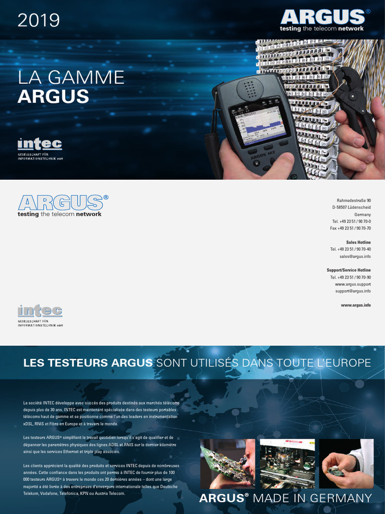 03 Intec The Family of ARGUS F V 05 2019 | PDF | Protocoles Internet ...