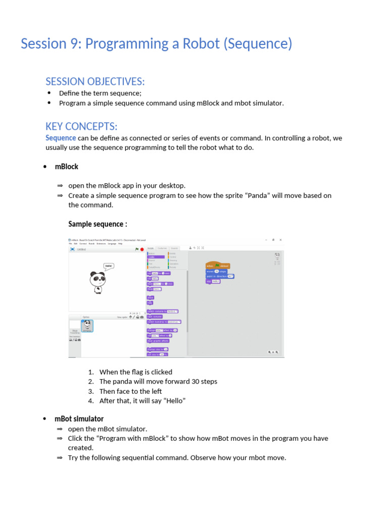 Session 9 Sequence(1) | PDF