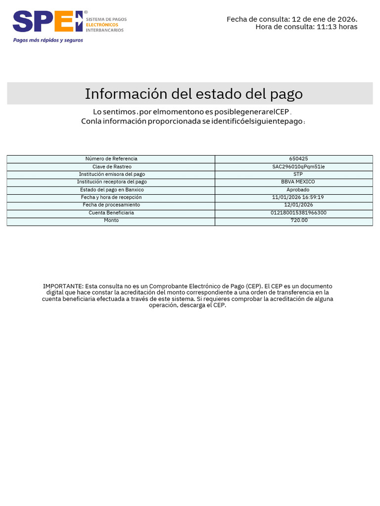 Reporte Estado de Pago - PDF 20260112 113513 0000 | PDF