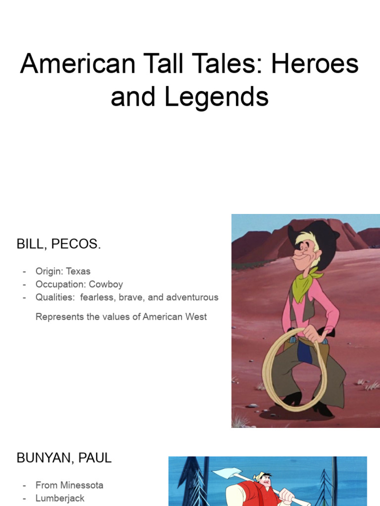 American Tall Tales - Heroes and Legends | PDF