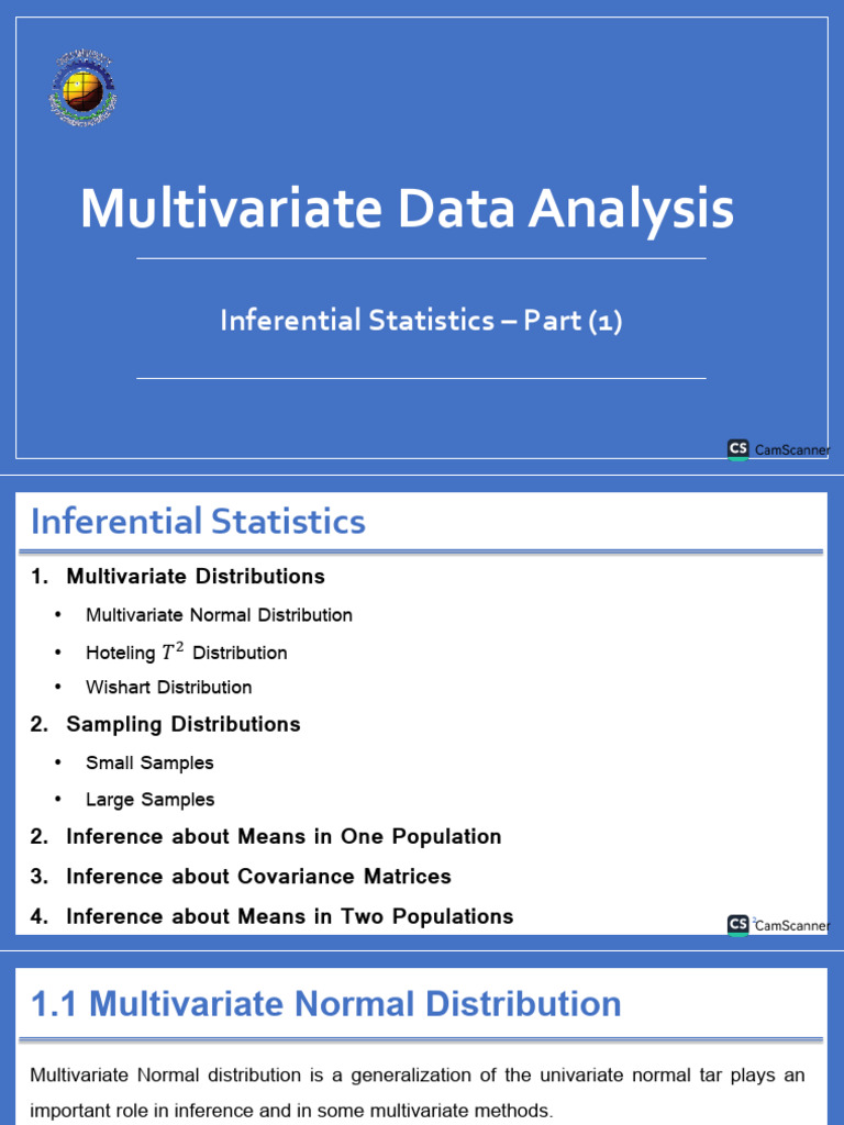 6 - Inferential Statistics - Part | PDF | Statistical Inference ...