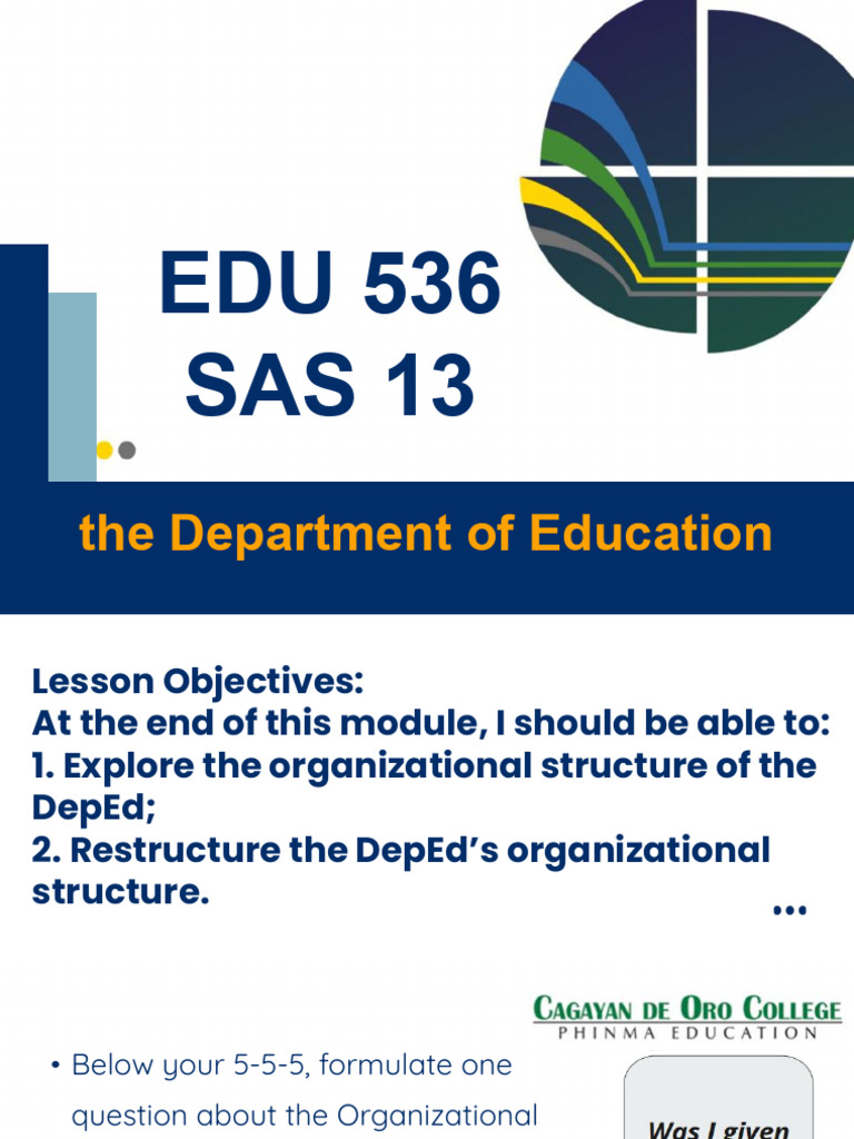 Edu 536 Module 13 Students | PDF | Governance | Curriculum