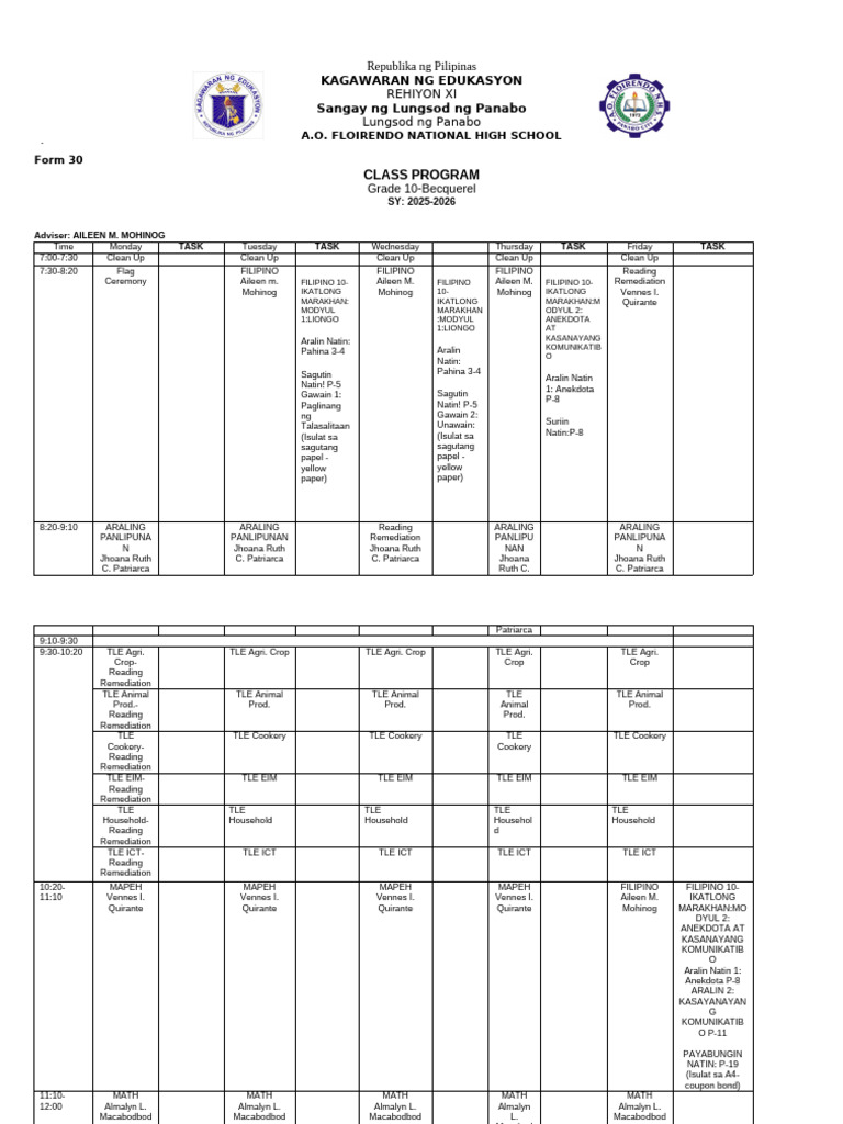 TASK November 25 28 2025 | PDF | Human Communication | Psychological ...