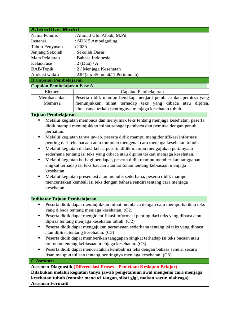 Modul B Indonesia Deep Learning | PDF