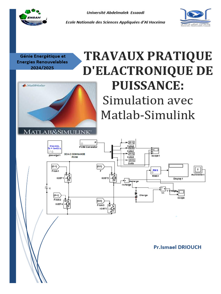 TP Electronique de Puissance | PDF | Redresseur | Électronique