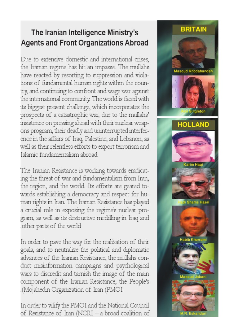 Iranian Intelligence Operations Abroad | PDF | Iran | Espionage