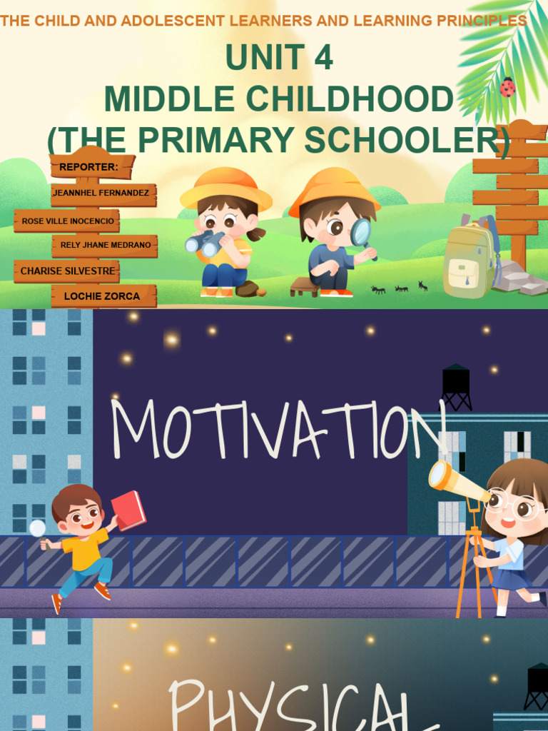 Group 6 - Educ 11 Middle Childhood | PDF | Human Development | Psychology
